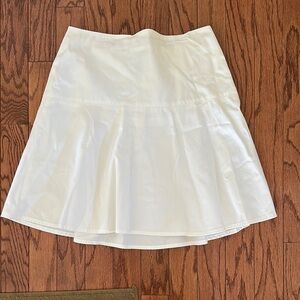 Ralph Lauren White A-Line Skirt